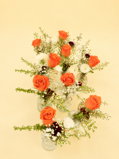 Elegant floral centerpieces