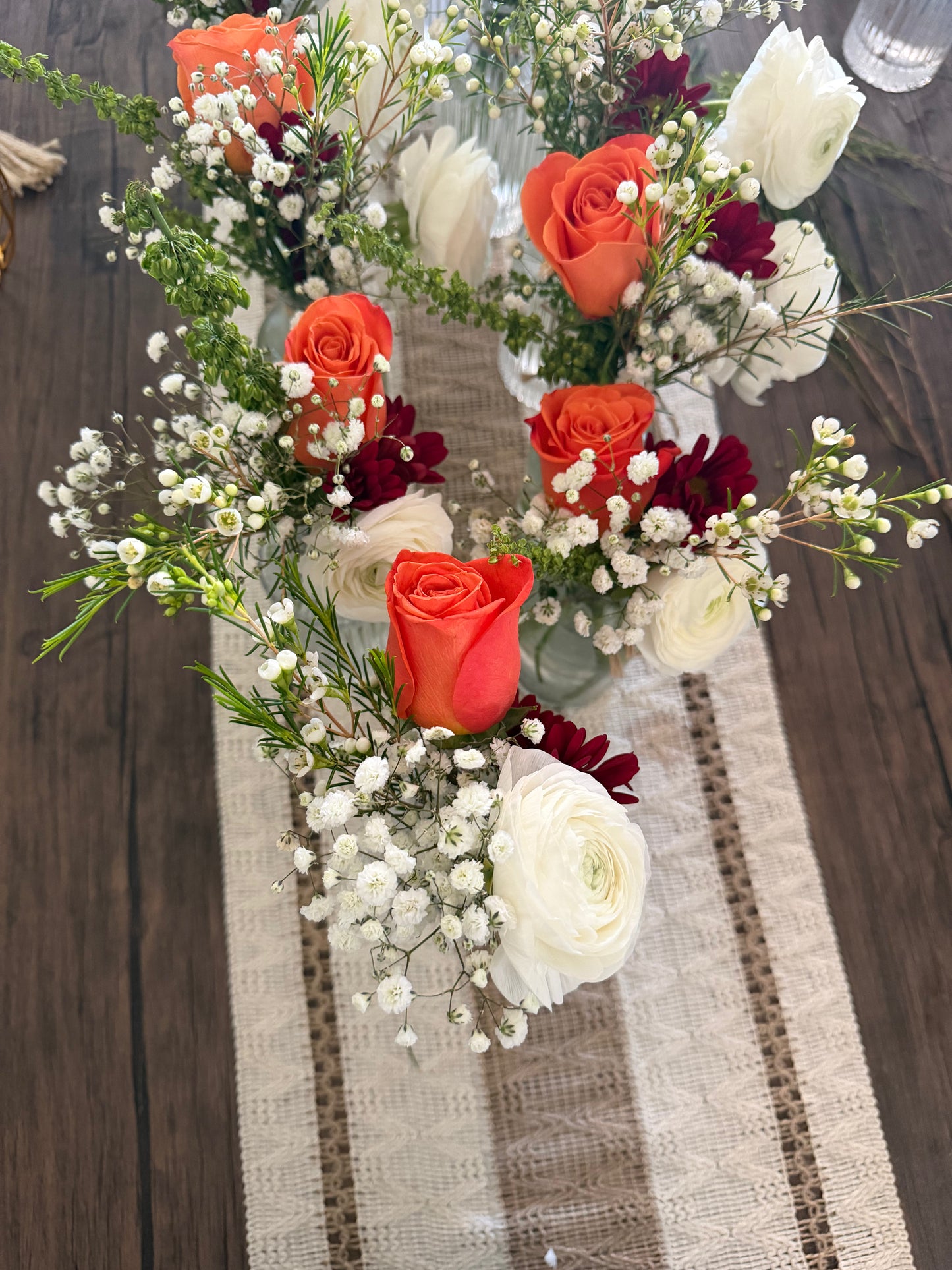 Elegant floral centerpieces