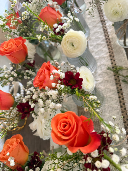 Elegant floral centerpieces