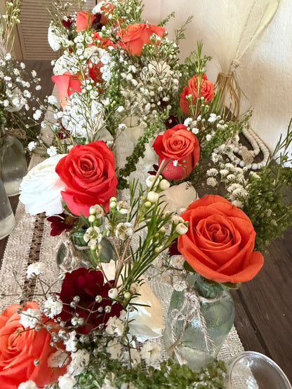 Elegant floral centerpieces